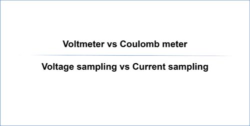 latest company news about Why are battery monitors divided into voltmeters and coulomb meters?