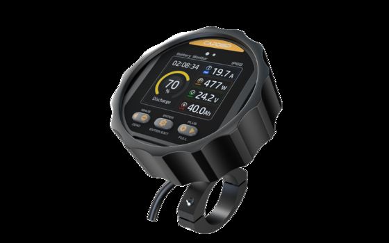 Dobra cena. TR24 Wodoodporny monitor baterii do motocykla elektrycznego z kolorowym ekranem 8-100V 0-500A w Internecie