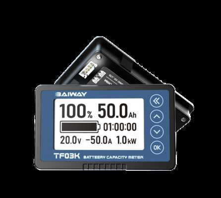 قیمت خوب TF03K مانیتور باتری RV 2.8 اینچی 8-120 ولت 0-750 آمپر همه در یک صفحه نمایشگر باتری RV آنلاین