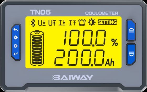 Bon prix Moniteur de batterie TN05 pour bloc-batterie 8-80V 0-75A avec shunt en ligne