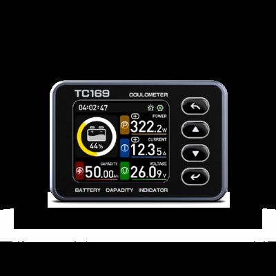 Good price TC169 1.69 Inch Battery Monitor With Shunt Color Screen 8-80V 0-150A Waterproof Battery Monitor online