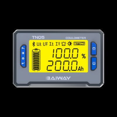 Qualität TN05 Smart Shunt Batterie-Monitor Segmentcode Bildschirm 8-80V 0-75A Hohe Integration usine
