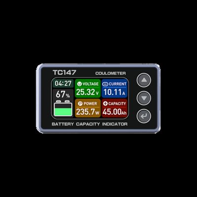 Buon prezzo TC147 Monitor batteria basato su shunt, schermo a colori da 1,47 pollici, 8-80 V, 0-150 A, facile installazione​ in linea