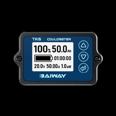 Buen precio TK15 Sistema de Monitoreo de Batería de Litio de 1.5 Pulgadas, Tamaño Pequeño 8-120V 0-500A, Bajo Consumo en línea