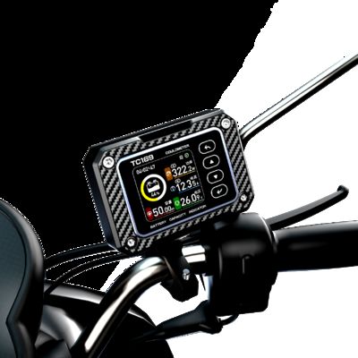 Good price TC169 1.69 Inch Electric Motorcycle Battery Monitor With Color Screen 8-90V 0-150A online