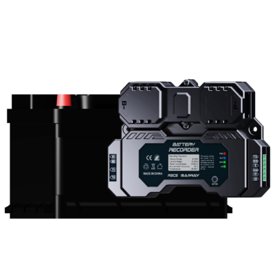 kualitas Modul Pemantau Baterai Forklift RECS Bluetooth/WiFi/4G/RS485 Output Kontrol Ganda pabrik